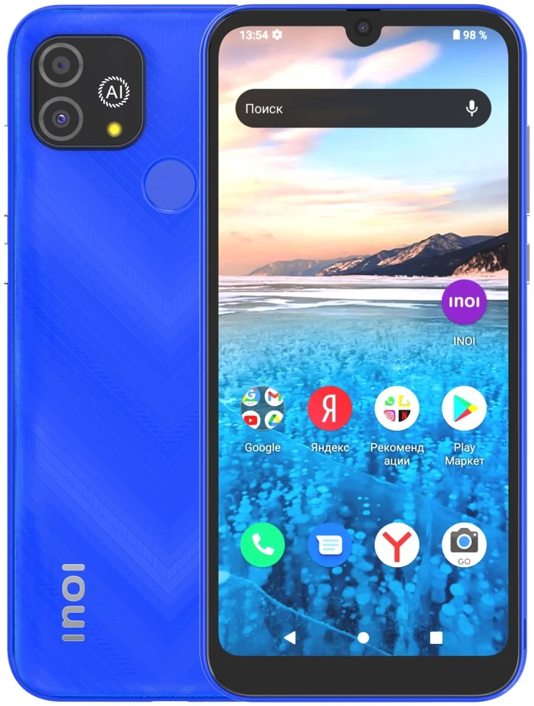 Фотография Смартфон INOI A62 Lite 64Gb Blue