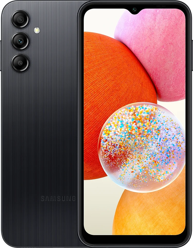 Смартфон SAMSUNG Galaxy A14 128GB Black (SM-A145FZKWSKZ)