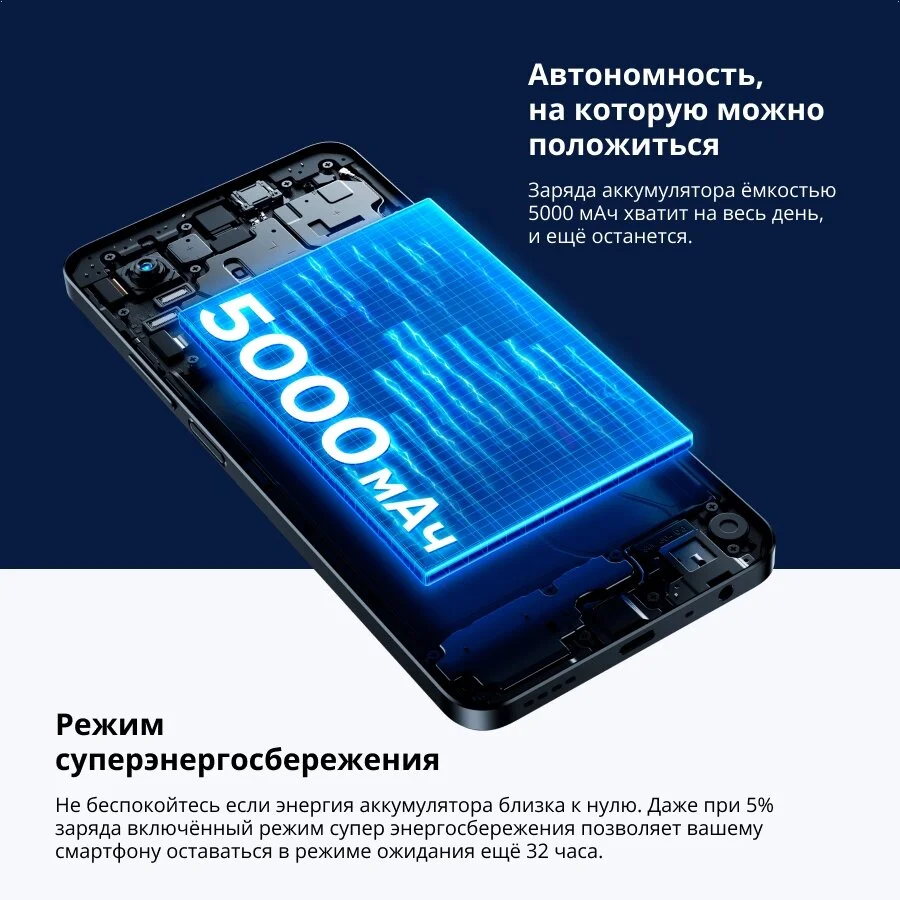 Смартфон RREALME C55 8/256Gb Rainy Night (RMX3710) Казахстан
