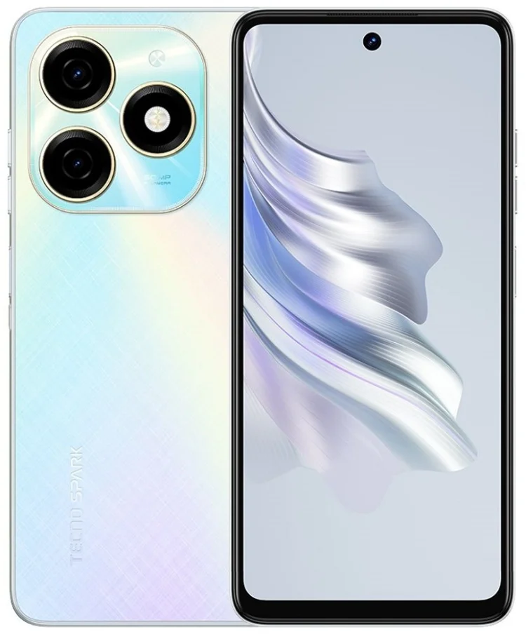 Смартфон TECNO Spark 20 8/128Gb Cyber White (KJ5n)