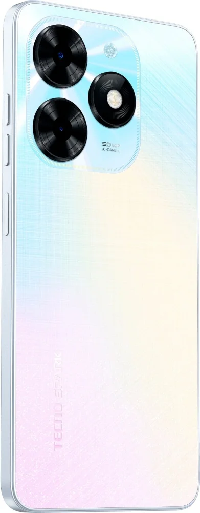 Картинка Смартфон TECNO Spark 20C 4/128Gb Mystery White (BG7n)