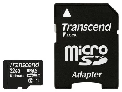 Фото Карта памяти TRANSCEND TS32GUSDHC10 Class 101adapter