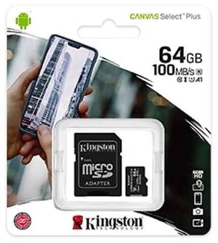 Фотография Карта памяти KINGSTON SDCS2/64GbSP