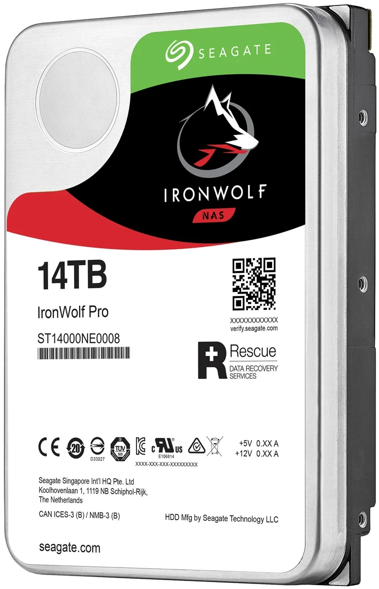 Фотография Жесткий диск HDD SEAGATE IronWolf Pro ST14000NE0008