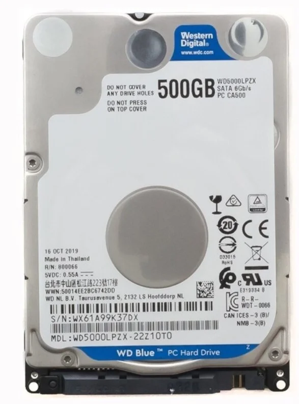 Фото Жесткий диск HDD Western Digital WD5000LPZX