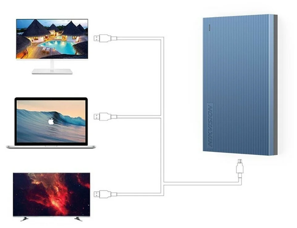 Цена Жесткий диск HDD HIKVISION T30 HS-EHDD-T30/2T/Gray USB 3.0 Gray