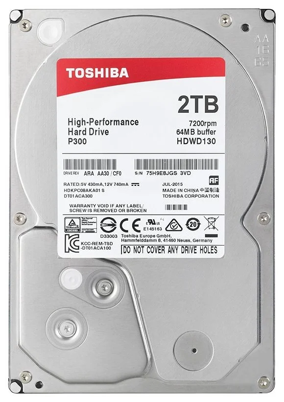 Фото Жесткий диск HDD TOSHIBA HDWD120UZSVA