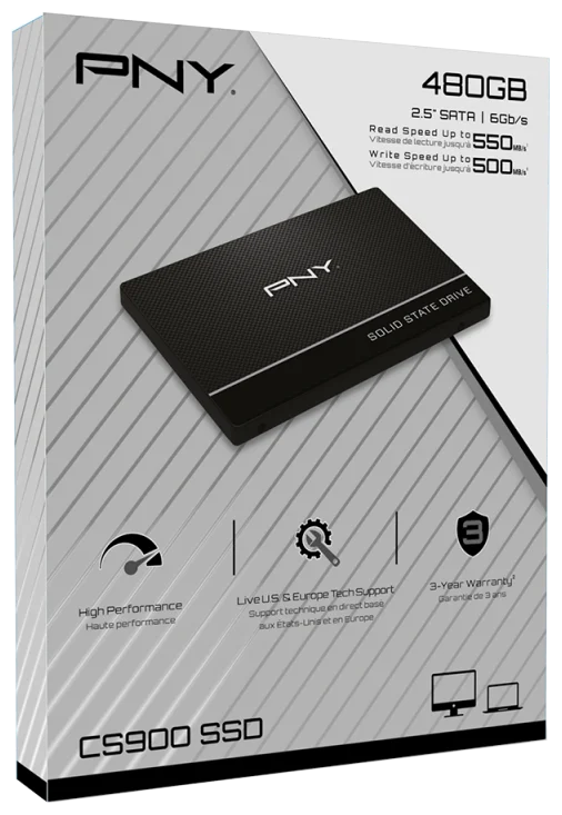 Купить Жесткий диск SSD PNY SSD7CS900-480-RB