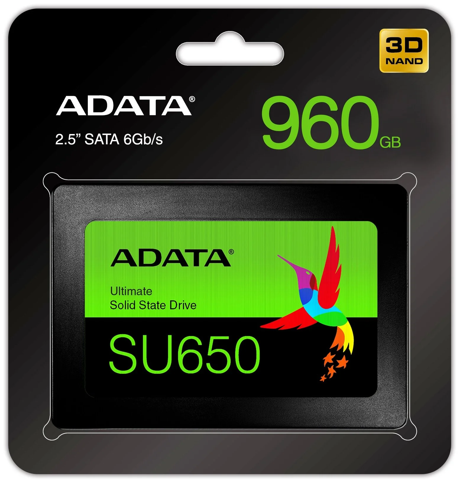 Фотография Жесткий диск SSD ADATA Ultimate SU650 ASU650SS-960GT-R