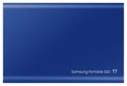Фотография Жесткий диск SSD SAMSUNG 500Gb T7 Shield USB 3.2 Синий (MU-PC500H/WW)