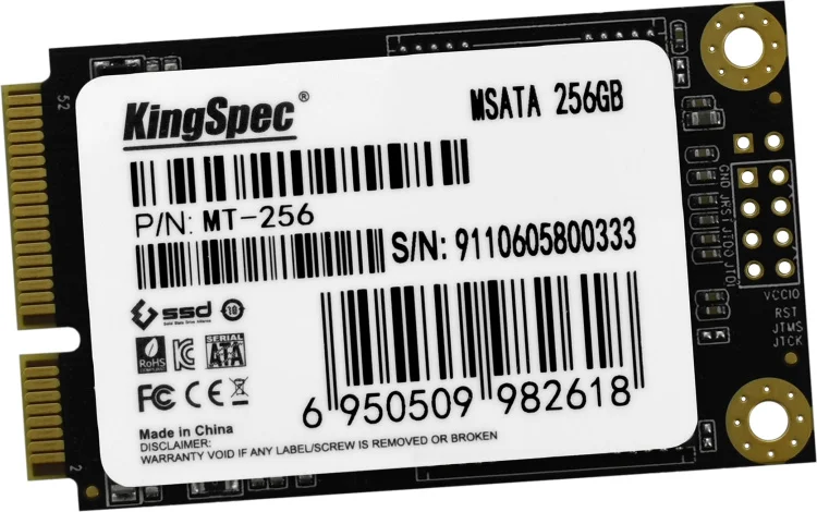 Фото Жесткий диск SSD KingSpec MT-256 mSATA