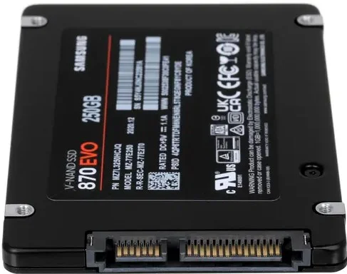 Цена Жесткий диск SSD SAMSUNG 870 EVO 2,5 MZ-77E250B/AM