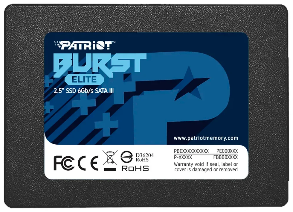 Жесткий диск SSD Patriot Burst Elite PBE480GS25SSDR