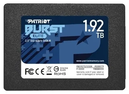 Жесткий диск SSD PATRIOT Burst Elite PBE192TS25SSDR