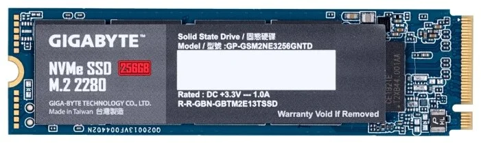 Фото Жесткий диск SSD GIGABYTE GP-GSM2NE3256GNTD