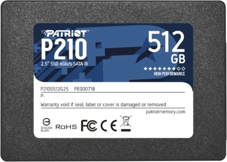 Жесткий диск SSD PATRIOT P210S512G25