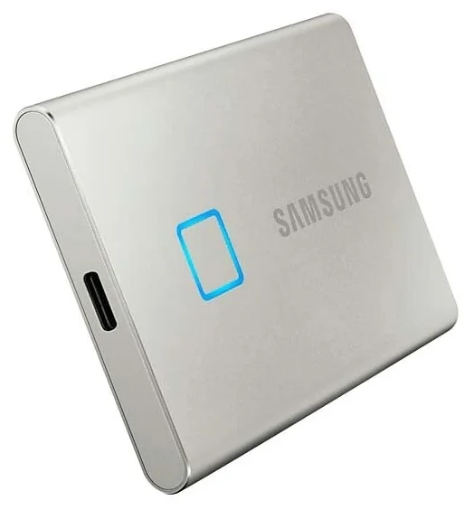 Фотография Жесткий диск SSD SAMSUNG T7 Touch 1TB Silver MU-PC1T0S/WW