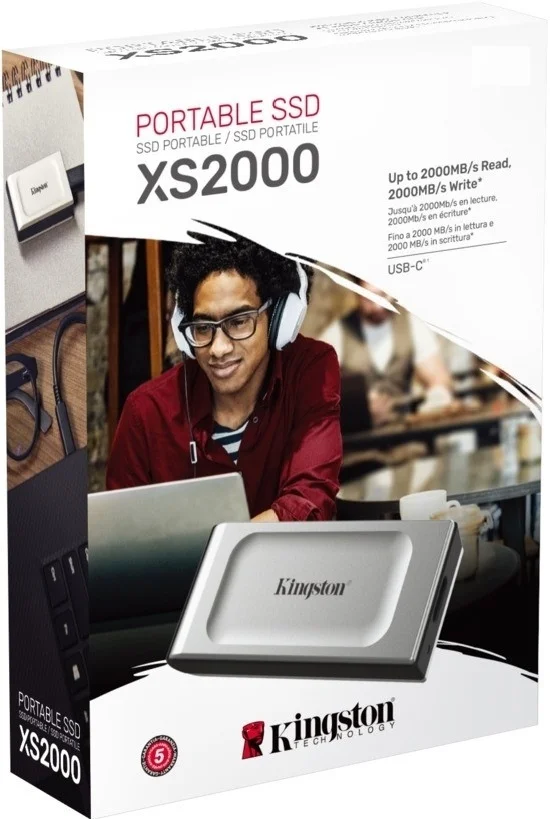 Фотография Жесткий диск SSD KINGSTON SXS2000/2000G серый