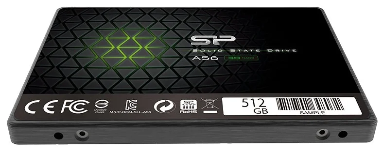 Фото Жесткий диск SSD SILICON POWER A56 SP512GBSS3A56A25