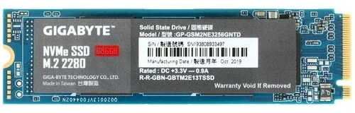 Фото Жесткий диск SSD GIGABYTE GP-GSM2NE3256GNTD