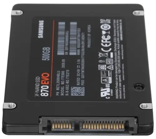 Картинка Жесткий диск SSD SAMSUNG 870 EVO SATA III MZ-77E500BW