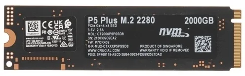 Фото Жесткий диск SSD Crucial P5 Plus CT2000P5PSSD8