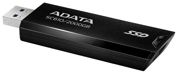 Фото Жесткий диск SSD ADATA 2TB SC610 Black (SC610-2000G-CBK/RD)
