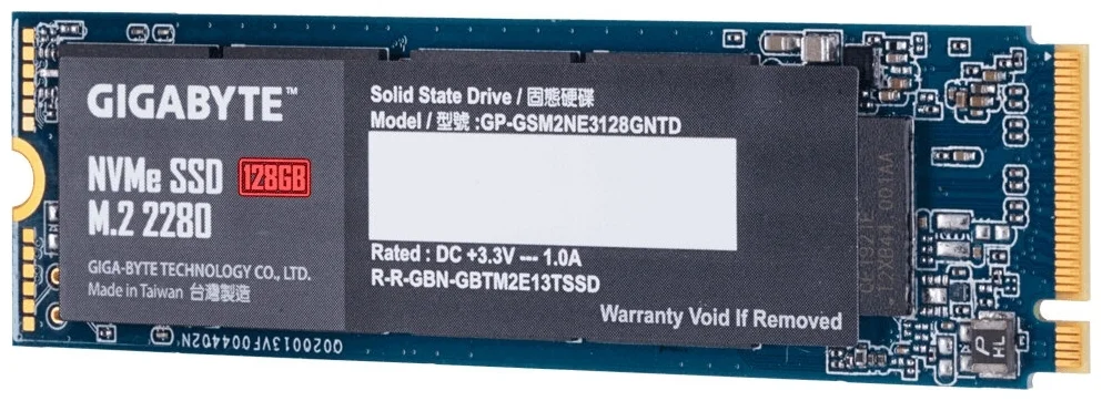 Фотография Жесткий диск SSD GIGABYTE GP-GSM2NE3128GNTD