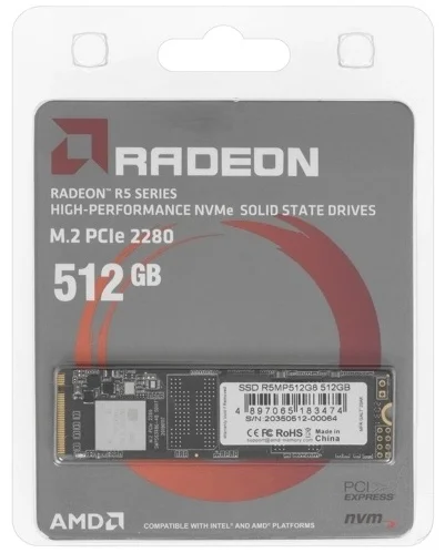 Фото Жесткий диск SSD AMD Radeon R5MP512G8
