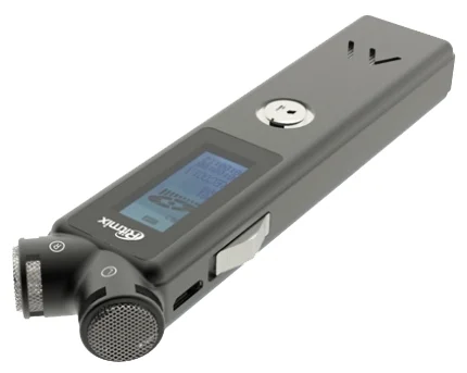 Картинка Диктофон RITMIX RR-145 stereo, 8GB+mSD black