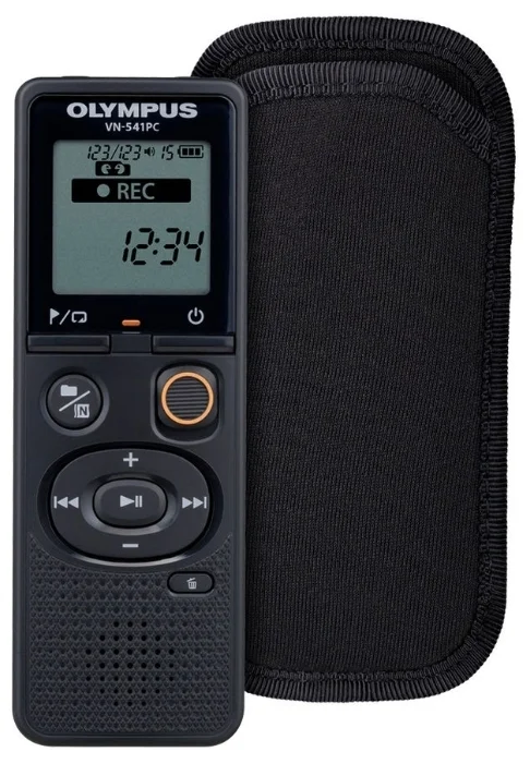 Диктофон OLYMPUS VN-541PC с чехлом CS131 Black