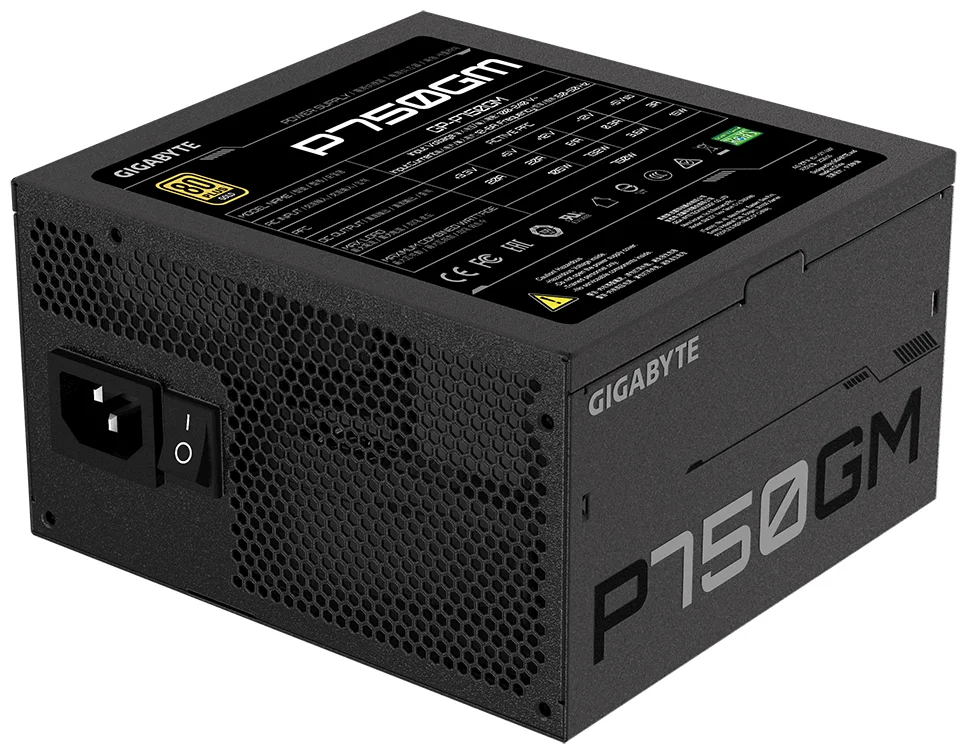 Картинка Блок питания GIGABYTE GP-P750GM 750W 80+ GOLD