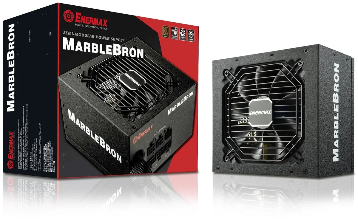 Цена Блок питания ATX Enermax Marblebron 82+ EMB750EWT 750W 80plus Bronze