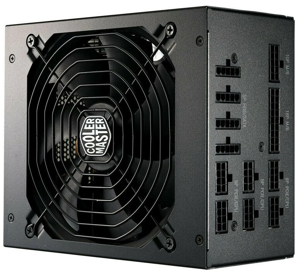 Блок питания COOLERMASTER MWE GOLD 1050 V2 750W Full Modular 80+ GOLD MPE-A501-AFCAG-EU Казахстан
