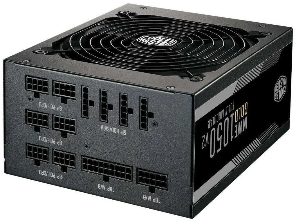 Блок питания COOLERMASTER MWE GOLD 1050 V2 750W Full Modular 80+ GOLD MPE-A501-AFCAG-EU Казахстан
