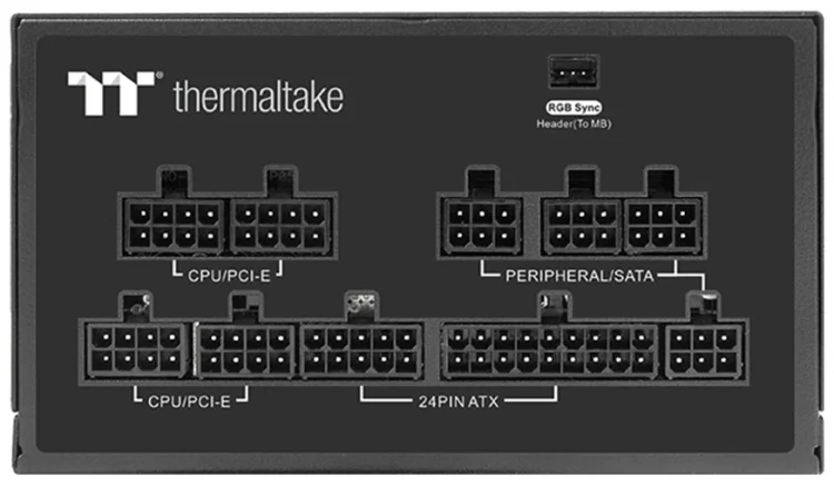 Фотография Блок питания THERMALTAKE Toughpower GF2 ARGB 750W (Gold) (PS-TPD-0750F3FAGE-2)
