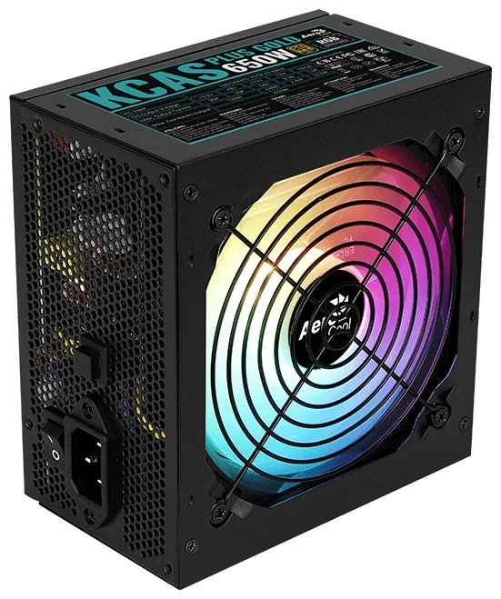 Блок питания AEROCOOL KCAS PLUS GOLD 650W RGB (ACPG-KP65FEC.11)