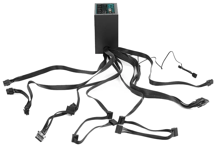 Картинка Блок питания AEROCOOL KCAS PLUS GOLD 650W RGB (ACPG-KP65FEC.11)