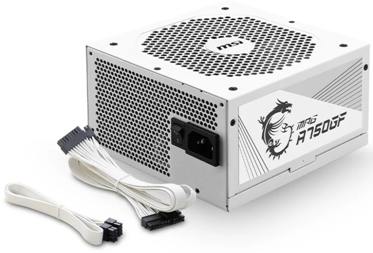 Фото Блок питания MSI MPG A750GF WHITE