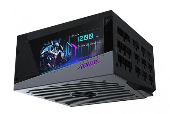 Картинка Блок питания GIGABYTE AORUS P1200W 80+ PLATINUM