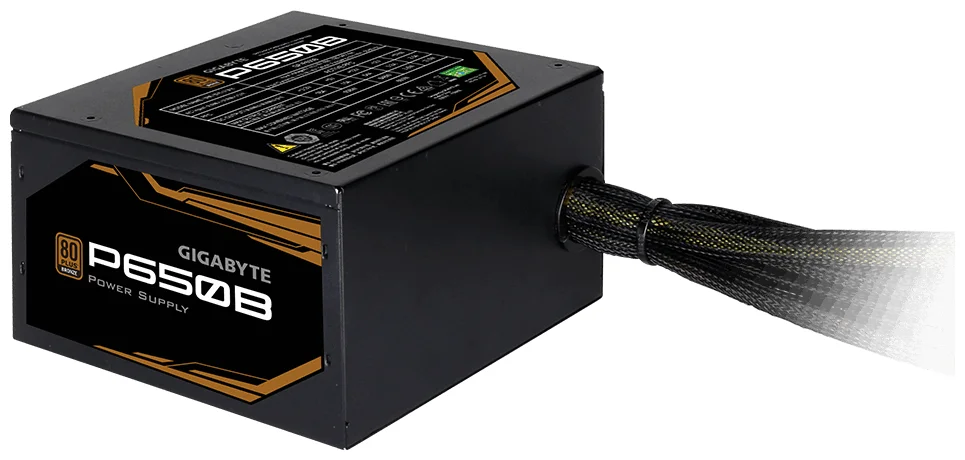 Фотография Блок питания GIGABYTE GP-P650B 650W ATX Чёрный