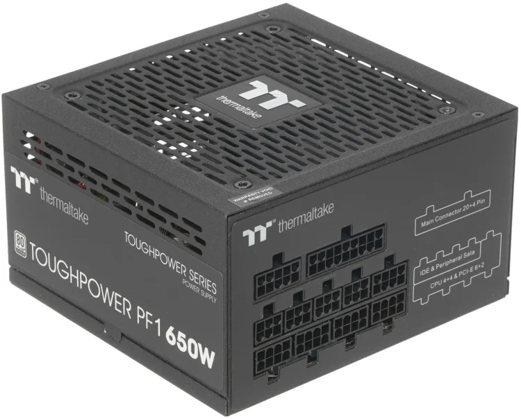Цена Блок питания THERMALTAKE Toughpower PF1 650W/Fully Modular/80 Plus Platinum PS-TPD-0650FNFAPE-1