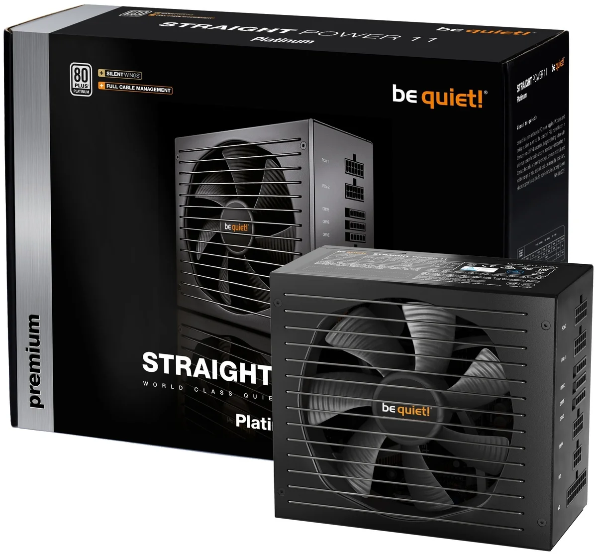 Фотография Блок питания Bequiet! Straight Power 11 PLATINUM 650W E11-PT-650W (BN306)