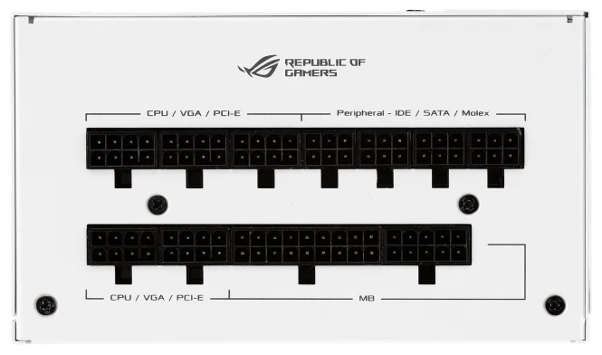 Фотография Блок питания ASUS ROG Strix 850W ROG-STRIX-850G-WHITE