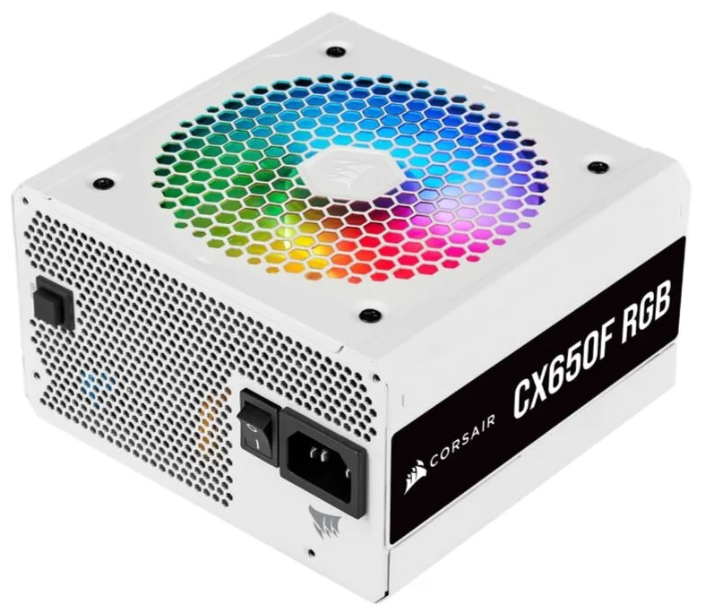 Фотография Блок питания CORSAIR CX650F RGB White 650W