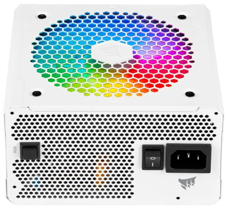 Картинка Блок питания CORSAIR CX650F RGB White 650W