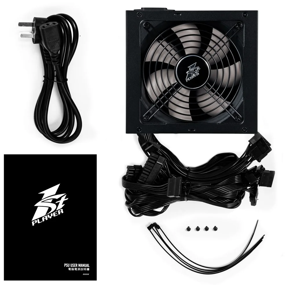 Блок питания ATX 1st Player DK PREMIUM (PS-600AX) 600W Japanese CapacitorFull voltage80+ Bronze заказать