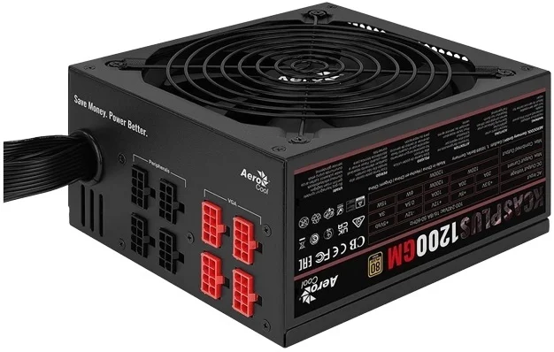 Фото Блок питания AEROCOOL KCAS PLUS 1200GM ACPG-KPK2FEC.12