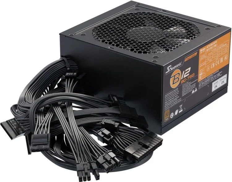 Картинка Блок питания SEASONIC B12 BC-750 750W 80plus Bronze