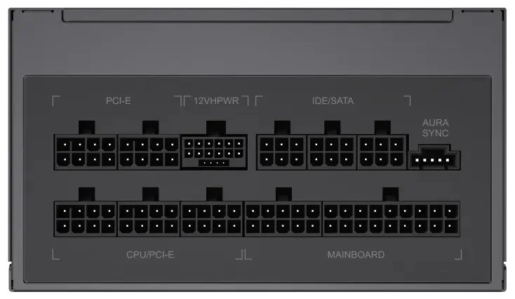 Фотография Блок питания GAMEMAX RGB1050 PRO BK (Gold)